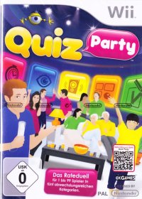 Quiz Party PAL Wii box art